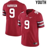 Youth Ohio State Buckeyes #9 Zach Harrison Scarlet Nike NCAA College Football Jersey On Sale FXS6144NC